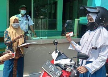 Sambut PTM, Ajak Taat Berkendara ke Sekolah