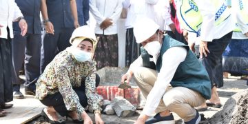 Peletakkan Batu Pertama Pembangunan Masjid Al-Ikhlas Sedati