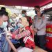 Kapolresta Sidoarjo Pantau Vaksinasi Pedesaan dan Edukasi Prokes di Wilayah Porong