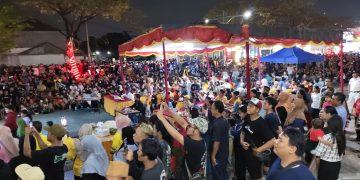 Usai Debat, Calon Bupati Subandi Langsung Temui Ribuan Massa di Festival Musik Patrol
