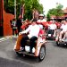 Prabowo Dorong Transportasi Ramah Lingkungan, 200 Becak Listrik Diserahkan untuk Tukang Becak Sidoarjo