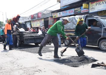 Pemkab Sidoarjo Kebut Perbaikan Jalan, Puluhan Ruas Ditarget Rampung Sebelum Lebaran