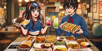 Ren & Reina Akan Menemani Tamu Menikmati Japanese Street Food di fave hotel Sidoarjo